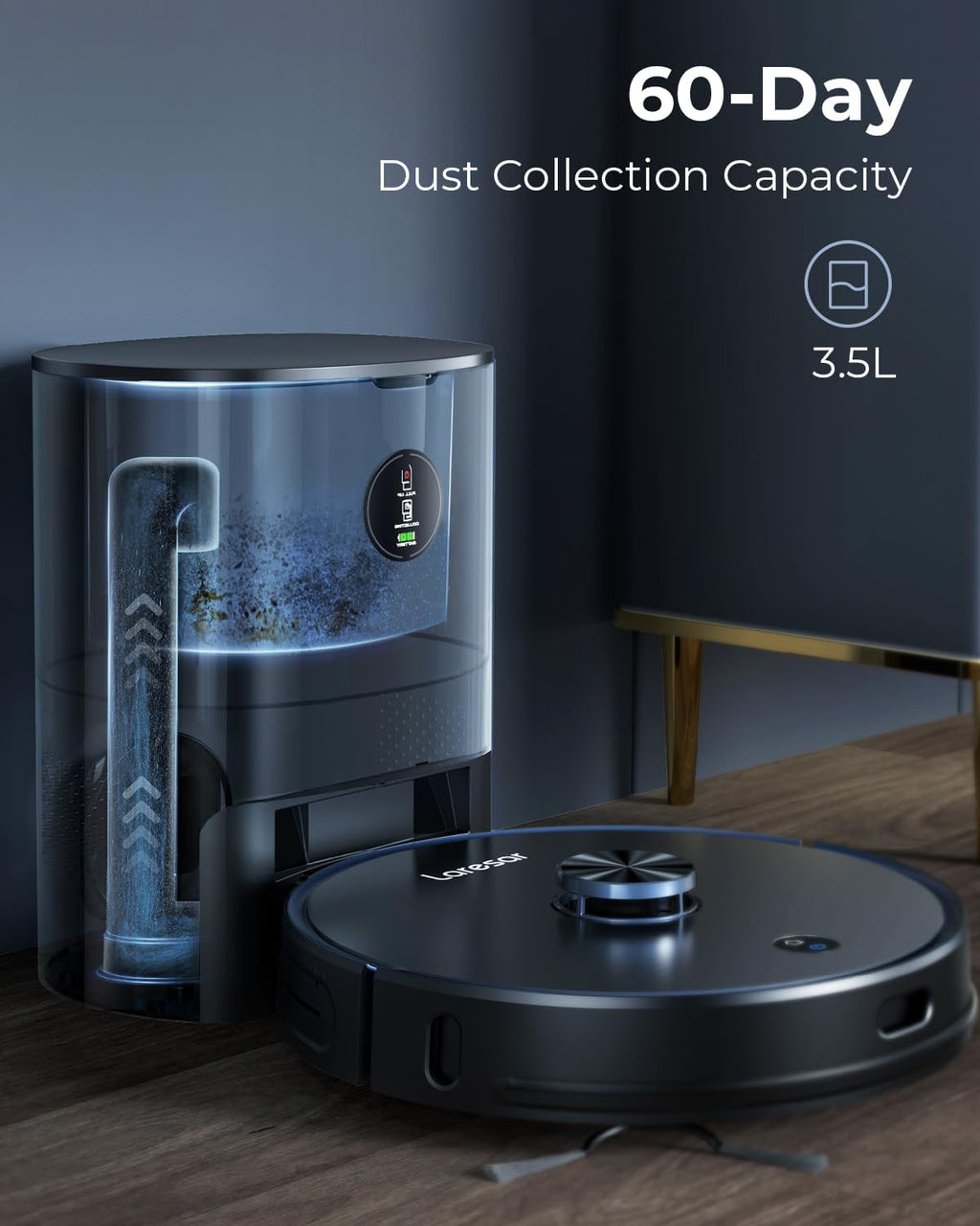 Robot Vacuum and Mop Combo, 3 in 1 with Self Emptying Station, Lidar Navigation, App Control C962358