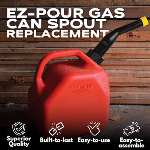 Rigid Spout Replacement and Vent Kit for Water Jugs and Gas Cans U522