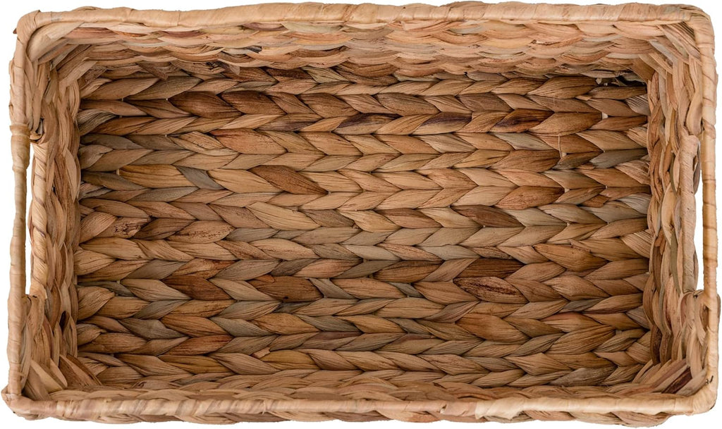 Woven Water Hyacinth Organizational Basket Set of 3 S573