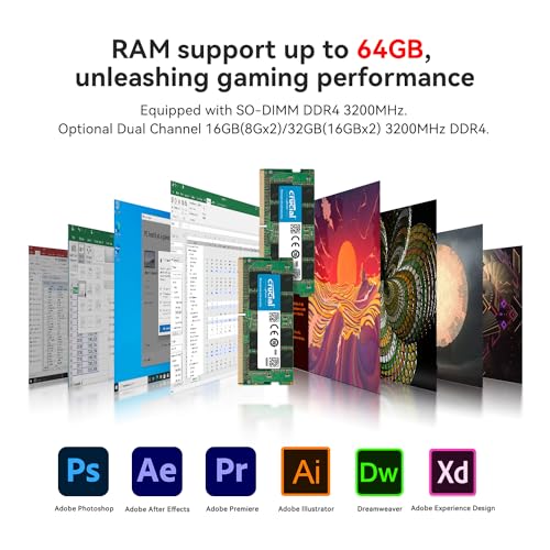 Mini PC AMD Ryzen 5 16GB RAM 500GB SSD N908