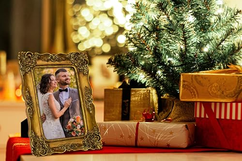 Ornate 8x10 Picture Frame for Wall Hanging and Tabletop I9613