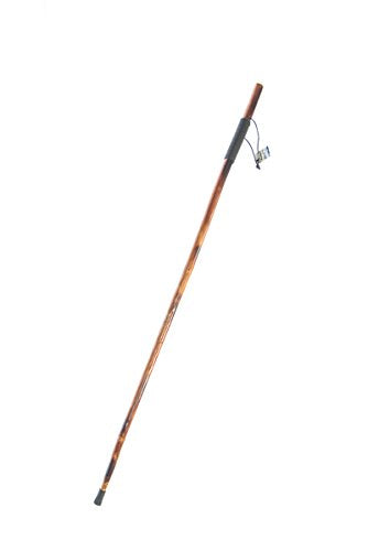 SE Survivor Series Black 12' Paracord Hiking/Walking Stick with 440 lb Pull Capacity, 55" - WS636-55BK
