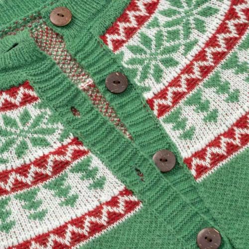 Women's Long Sleeve Button Knit Cardigan Sweater I652