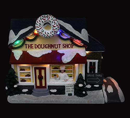 Lighted Musical Christmas Village Collectible Houses U181