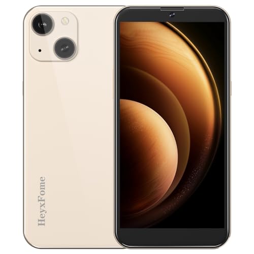 X3 2024 New Cheap 4G LTE GSM Unlocked Android Phones 6.0” Cell Phone 3000mAh Android Phone 8MP Smartphone 16GB Dual SIM (for T-Mobile Metro Mint Tello USA Market) Face Unlocked (Gold)