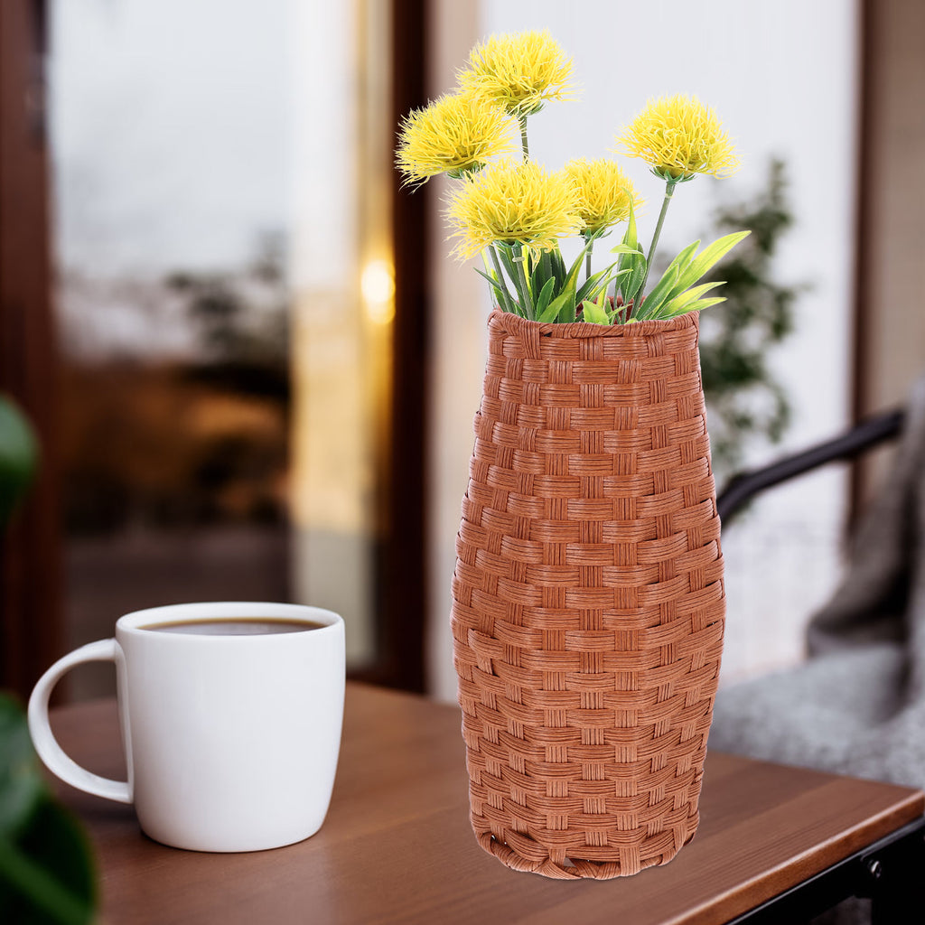 Artificial Flower Basket Vase for Home Office Decor I689056
