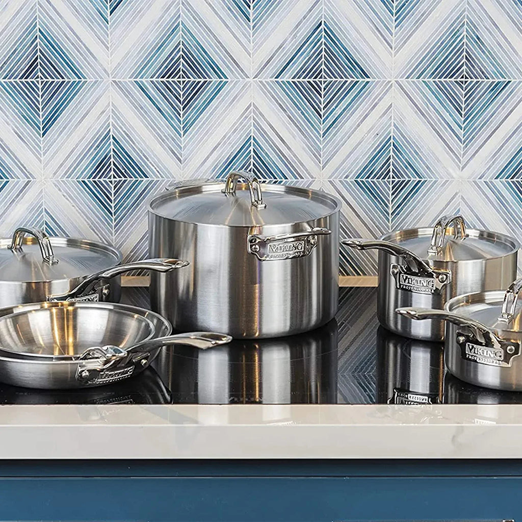 5-Ply Stainless Steel Cookware Set 10 Piece E96958