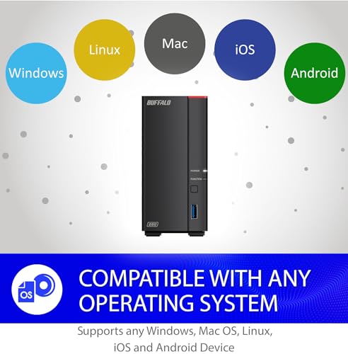 4TB 1-Bay NAS Network Attached Storage with HDD Included A8862