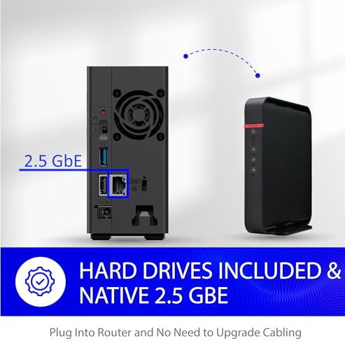 4TB 1-Bay NAS Network Attached Storage with HDD Included A8862