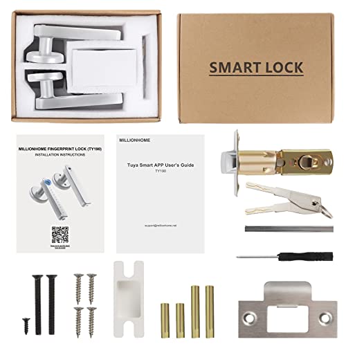 Keyless Entry Fingerprint Door Lock with Handle S612