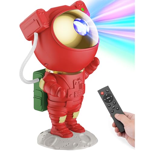 Astronaut Star Projector Night Light with Remote and Timer E396