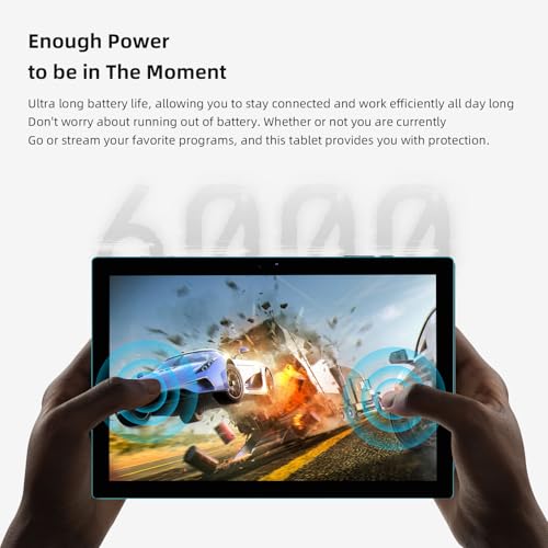 Tablet 10 Inch with Keyboard, Mouse, Case, Stylus, 8GB RAM 64GB ROM N8168