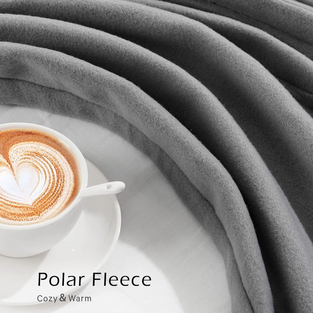 Heated Fleece Throw Blanket with Auto-off J46661