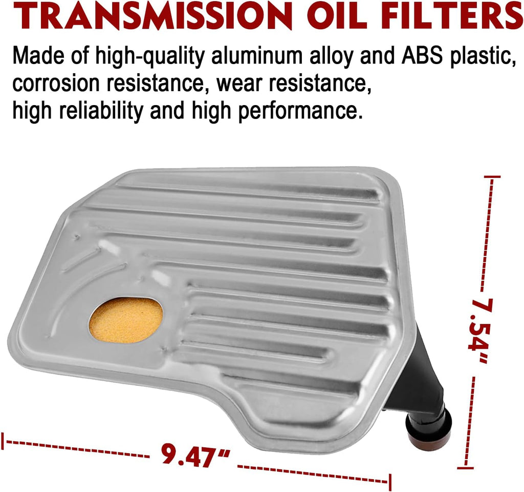 Transmission Filter Kit with Gasket for 4L60-E 4L65-E Deep Pan S240704