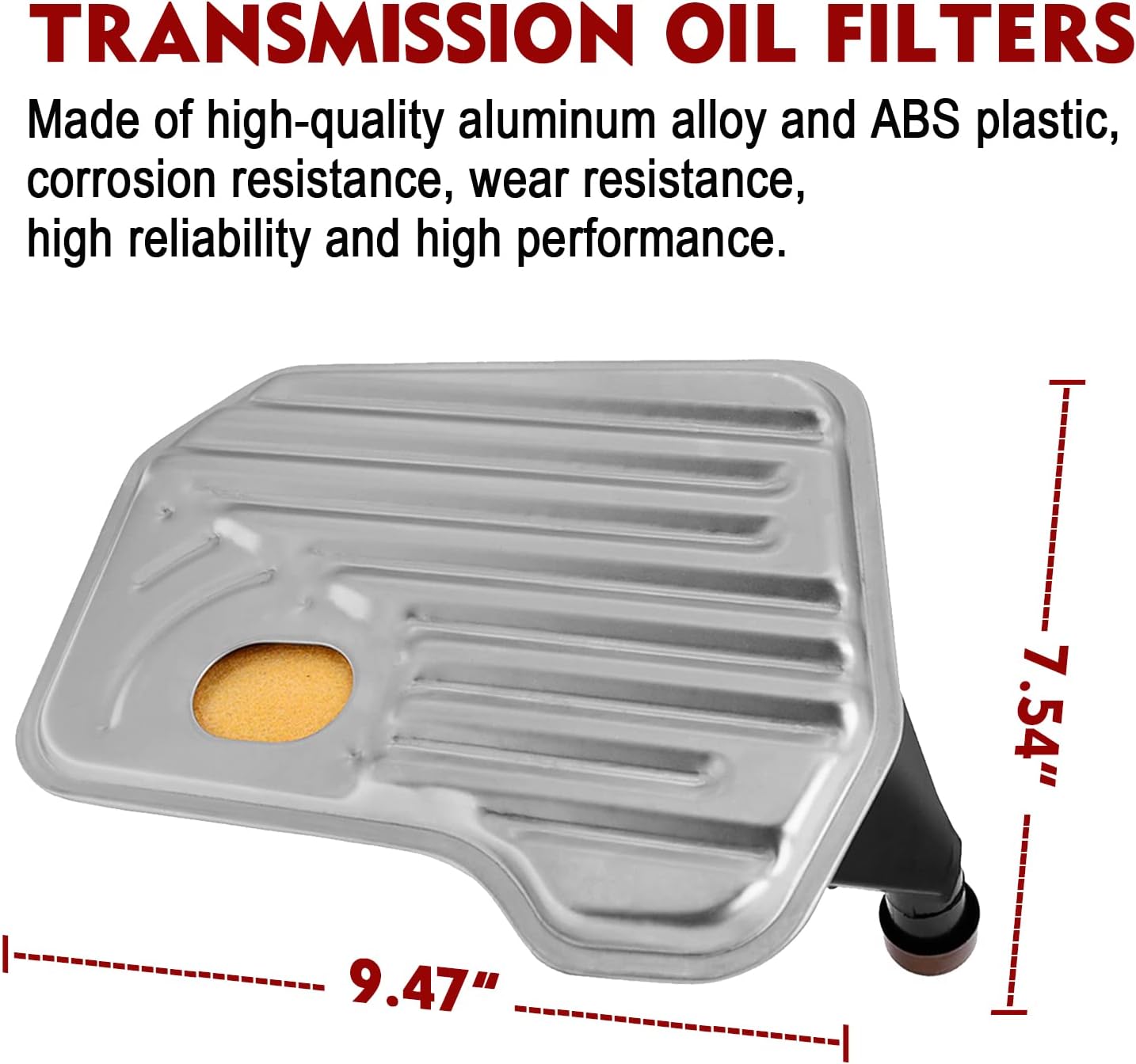 Transmission Filter Kit with Gasket for 4L60-E 4L65-E Deep Pan S240704