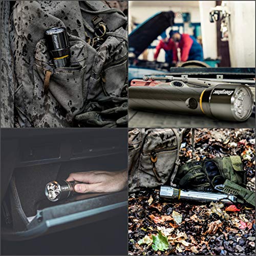 LED Metal Flashlight, 1300 Lumens Q7684