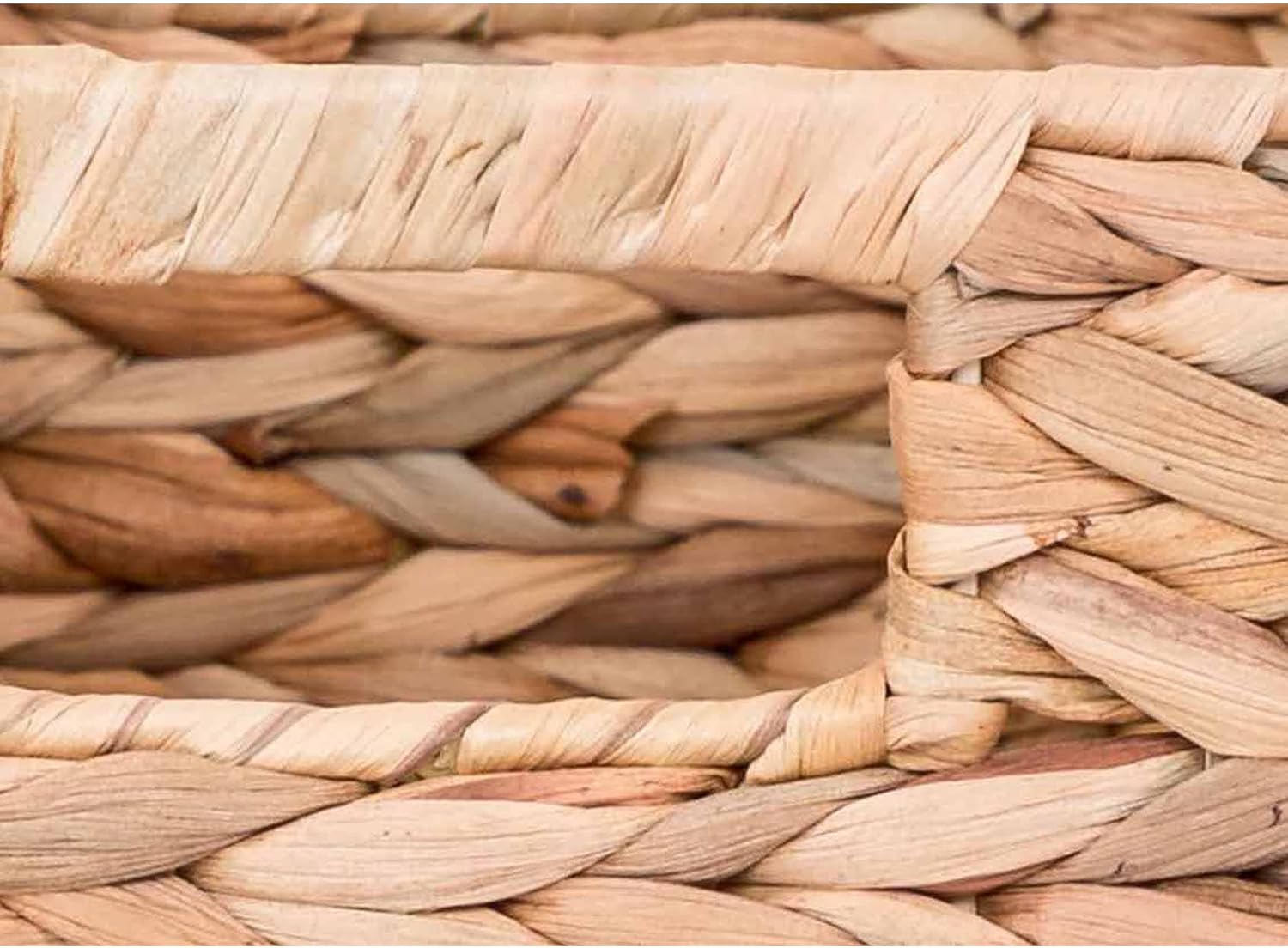 Woven Water Hyacinth Organizational Basket Set of 3 S573