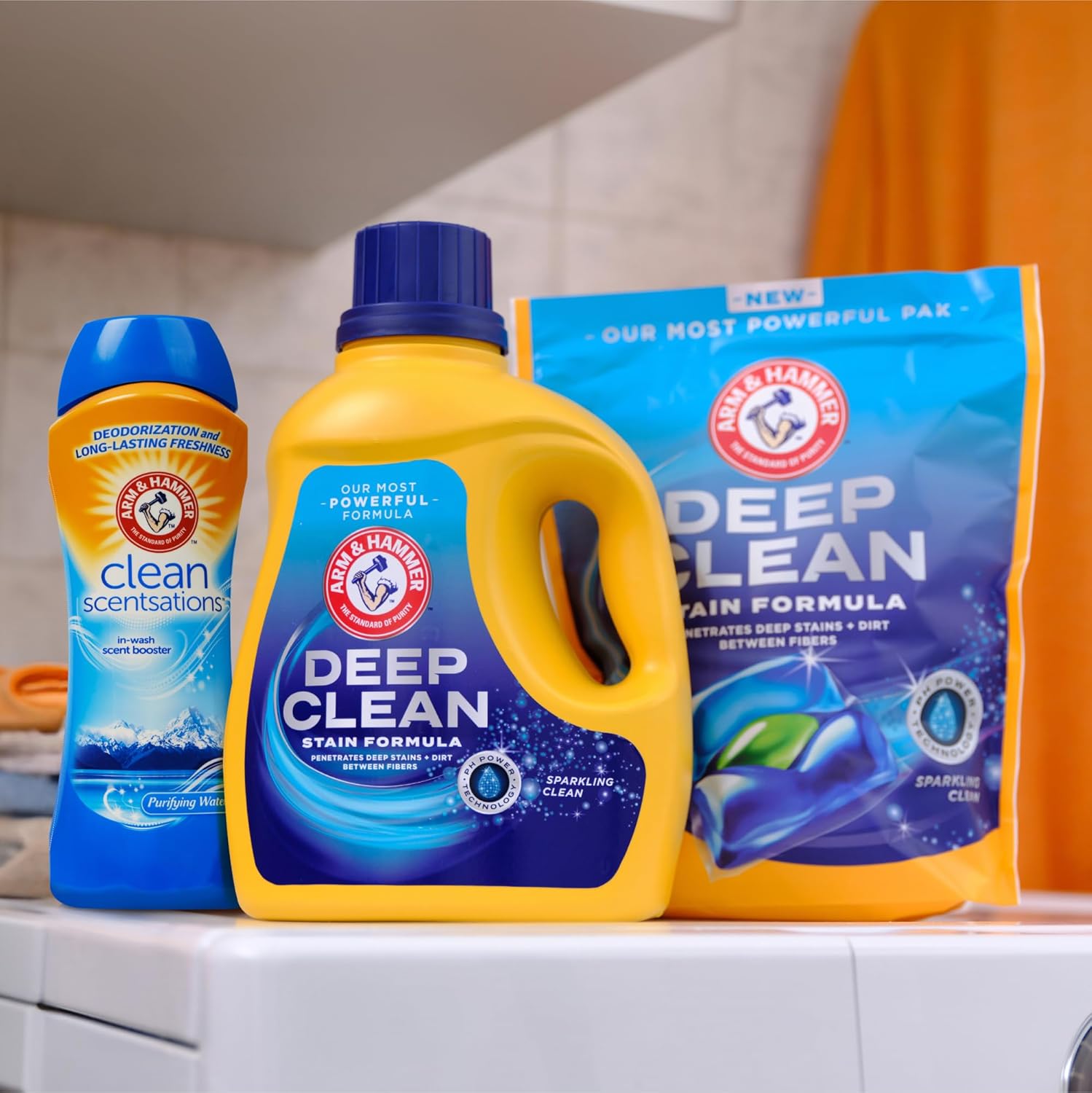 Liquid Laundry Detergent, Deep Clean Stain Formula, 102 fl oz Z450