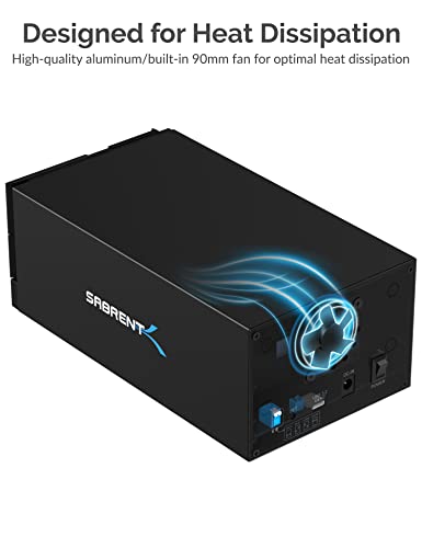 USB 3.2 5-Bay SATA Hard Drive Docking Station with USB-C 10Gbps A4585