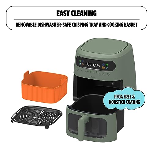 8 QT Digital Air Fryer with Touch Screen, Timer and Auto Shut-off, Lavender L33592