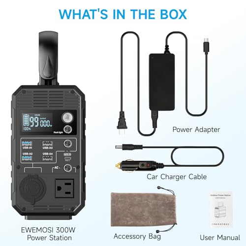 Portable Laptop Charger 31200mAh USB C Power Bank with 100W AC Outlet X64098