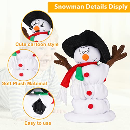 Animated Plush Snowman Santa Claus, 6 Christmas Songs A379977