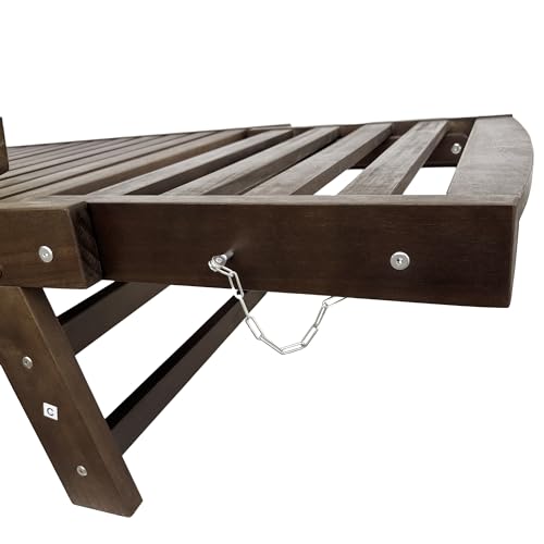 Adjustable Wooden Patio Daybed Sofa with Cushions and Pillows Z282954