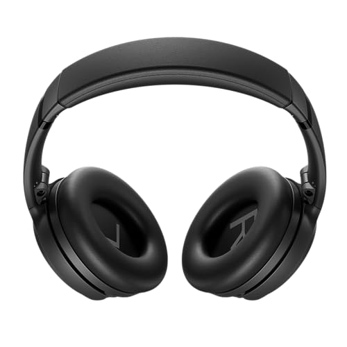 Wireless Over Ear Noise Cancelling Headphones with Mic, 24 Hours Battery, White Smoke U64360