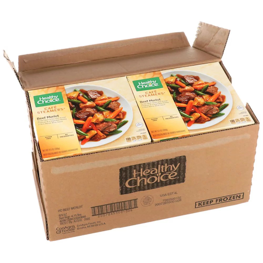 Beef Merlot Frozen Meal, 9.5 oz, 8-Pack C1719
