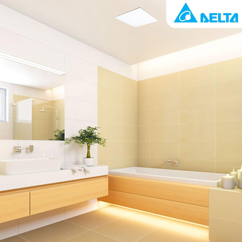 Exhaust Fan with Edge-Lit LED Light, Adjustable Color Temperature, 80/110 CFM X18790