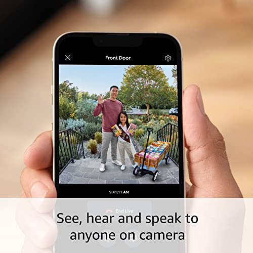 Battery Doorbell with HD Video, Motion Detection, and Two-Way Talk D184