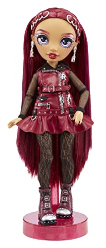 Burgundy Red Fashion Doll with 2 Designer Outfits and Accessories H952032