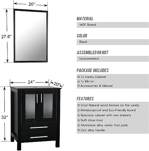 Double Bathroom Vanity with Porcelain Vessel Sinks and Side Cabinets W511404