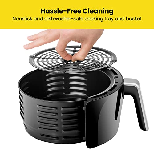 2 Qt Mini Air Fryer with Digital Timer and Nonstick Basket K944