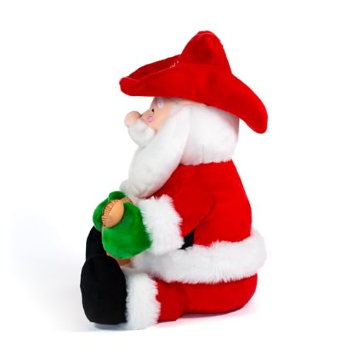 Animated Musical Singing Christmas Cowboy Plush Toy, 12 inches K495394