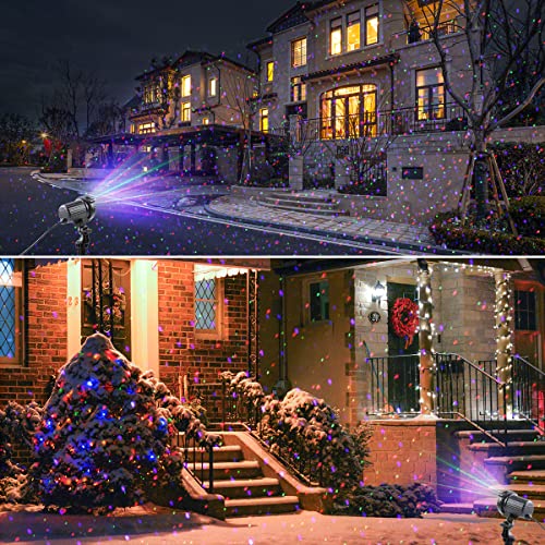 Outdoor Garden Laser Lights Projector, Red Green Blue W601936