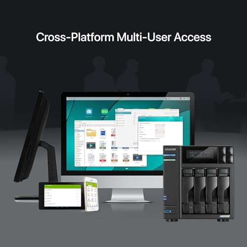 4-Bay NAS, Quad-Core 2.0GHz, Dual 2.5GbE, 4GB DDR4 C52841