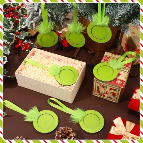 24 Pcs Christmas Photo Ornament Frames for Baby First Christmas Tree Keepsake K3591