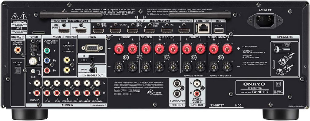 9.2 Channel AV Receiver with 4K Ultra HD and Dolby Atmos W739655