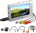 DIGITNOW Video to Digital Converter, VCR VHS to Digital Converter with 5" OLED Screen, Video Recorder Capture Device from DVD, RCA, Hi8, Camcorders, Gaming Systems, Support AV and HDMI - Silver