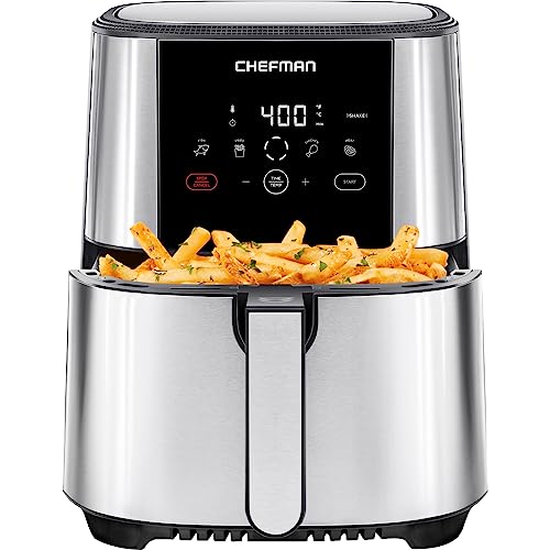 XL 8-Qt Touch Air Fryer, Digital Presets, Nonstick Dishwasher-Safe N17083