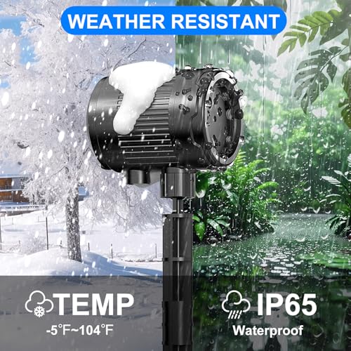 Christmas Laser Projector Light Outdoor, RGB Firefly Moving Lights, IP65 Waterproof for Garden Yard Party B711