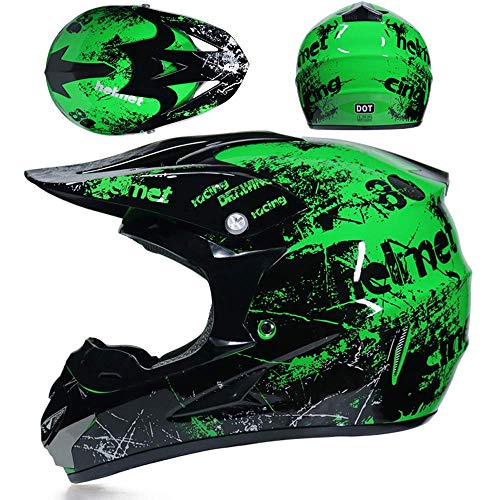 Off-Road Motocross Helmet DOT Certified, Orange, Large V830