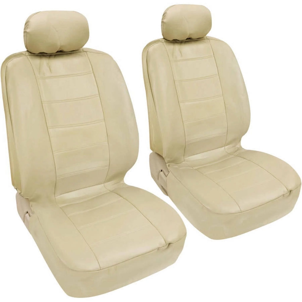PU Leather Seat Covers for SUV and Van 3 Rows, Black M176