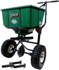 Lesco 50 Lb. Push Spreader 092807 with Rittenhouse Spreader Caddy (Bundle, 2 Items)