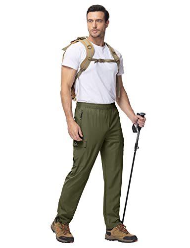 Men's Lightweight Hiking Cargo Pants Quick Dry Stretch H360