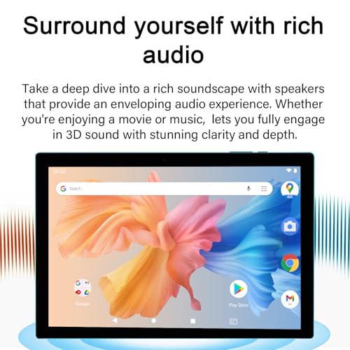 Tablet 10 Inch with Keyboard, Mouse, Case, Stylus, 8GB RAM 64GB ROM N8168
