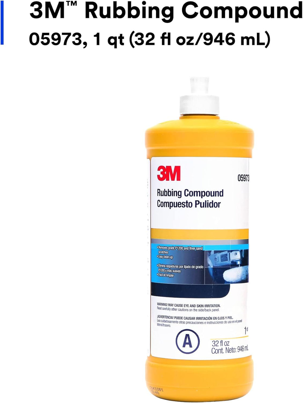 Rubbing Compound, Liquid Formula, 32 fl oz K31916