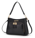 MKF Collection Anayra Vegan Leather Women's Hobo Bag, Elegant Crossbody Purse Handbag by Mia K - Black