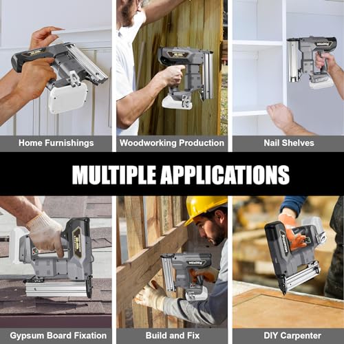 Cordless 18GA Brad Nailer for Wood Carpentry, Brushless, 2 Mode Q129039